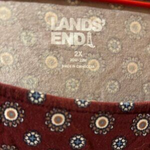 Red-patterned long-sleeved dress